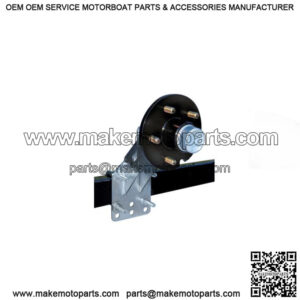 Galvanized Trailer Spare Tire Carrier with Hub