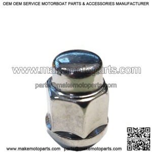 60?? Chrome Trailer Lug Nut (Each) 1/2"-20 Thread,