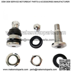 High Pressure Snap In Trailer Wheel Valve, 2 Pack