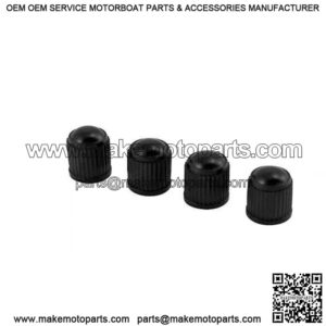 Hopkins Valve Stem Caps, Black