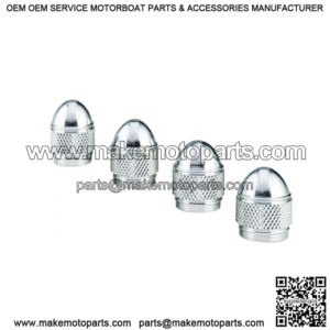 Hopkins Aluminum Valve Stem Caps, Silver