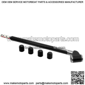 Hopkins Truck Short Dual Tire Pressure Gauge, with Caps