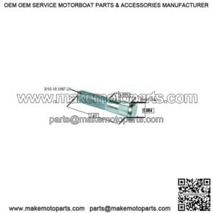 7k-8k Disc Brake Rotor/Hub Wheel Stud, 9/16"