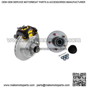 10" Vented Cap Style GalvX Disc Brake Kit w/ Vortex Hubs