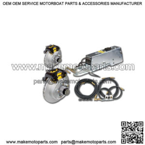 10" Vented Cap Style GalvX Complete Disc Brake Kit w/ Vortex Hubs