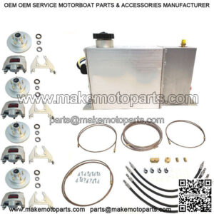 Marine Complete T.A. 10" Dacromet Disc Brake Kit, 3.5k