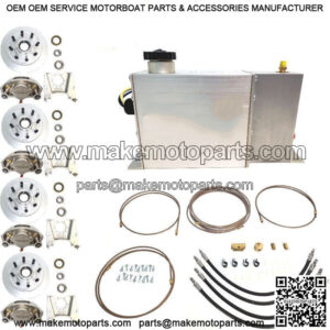 Marine Comp. T.A. 13" Dac. Disc Brake Kit w/ SS Caliper, 5/8" Studs, 7k