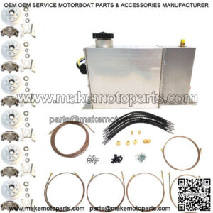 Comp. Tr.A. 13" Dac. Disc Brake Kit w/ SS Caliper, 9/16" Studs, 7k