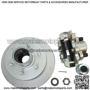 - 12" Vented Zinc Plated Disc Brake Kit (6-Lug)