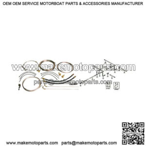 25' Tandem Axle Trailer DISC Brake Tubing Kit