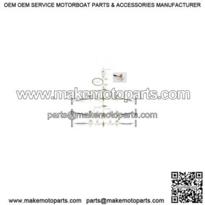 Tri-Axle Axle Trailer Brake Tubing Kit