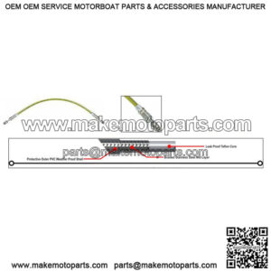 24" Stainless Steel Flexible Trailer Brake Hose