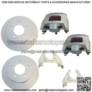 Single Axle 10" Dacromet Slip-On Disc Brake Kit, 3.5k
