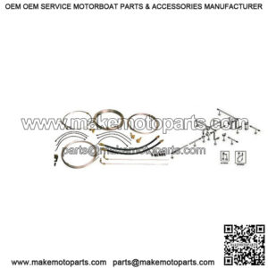 25' Tandem Axle Trailer Brake Tubing Kit