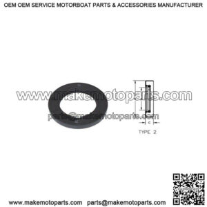 Metric Axle Grease Seal, 30mm I.D.
