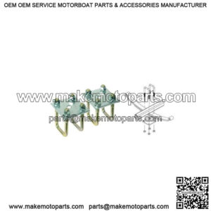 Zinc Tie Plate Kit for 1-3/4" Square Trailer Axle