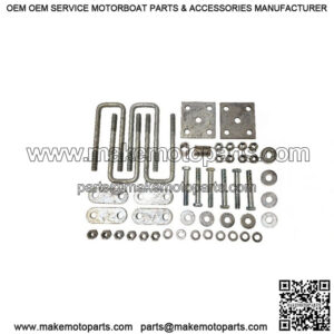 Single 2" x 3" Axle & D.E. Spring Mounting Kit