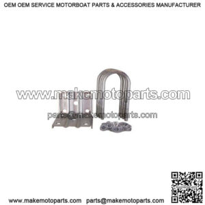 Heavy Duty Zinc Tie Plate Kit, 3" Round Axle