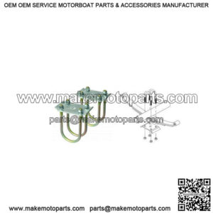 Zinc Tie Plate Kit for 3" Round Trailer Axle