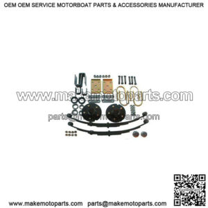 2200 lb. Leaf Spring Suspension Kit w/5-Lug Hubs