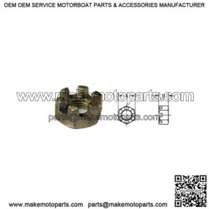 1" - 14 Slotted Axle Spindle Nut