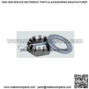 1" -14 Nut, Washer, Cotter Pin Set