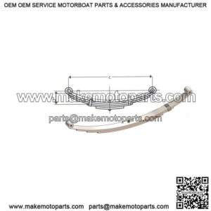 20.38" Double Eye Leaf Spring (3 leaves / 1,000 lb.)