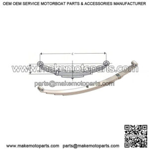 23.13" Double Eye Leaf Spring (3 leaves / 1750 lb.)