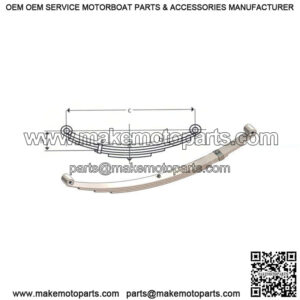 26" Double Eye Leaf Spring (3 leaves / 1500 lb.)