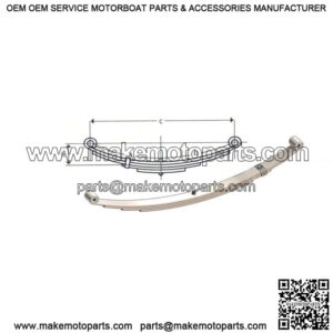 26" Double Eye Leaf Spring (6 leaves / 3000 lb.)