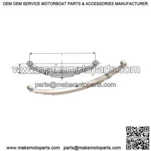 26" Double Eye Leaf Spring (7 leaves / 3500 lb.)