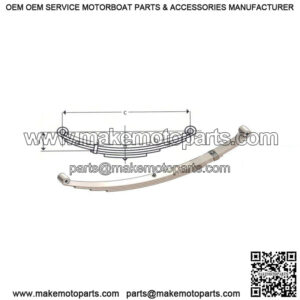 27" Double Eye Leaf Spring (6 leaves / 3000 lb.)