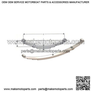 29.70" Double Eye Leaf Spring (3 leaves / 650 lb.)