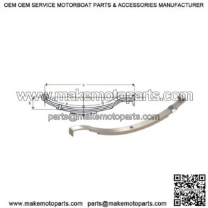 30.62" Slipper Leaf Spring (4 leaves / 1,000 lb.)