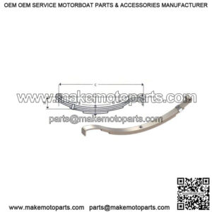 30.75" Slipper Leaf Spring (3 leaves / 750 lb.)