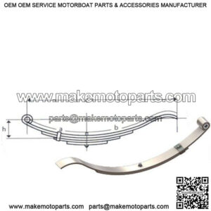 24.62" Slipper Leaf Spring (4 leaves / 1000 lb.)