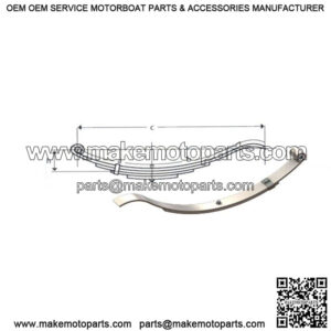 24.62" Slipper Leaf Spring (5 leaves / 1,240 lb.)