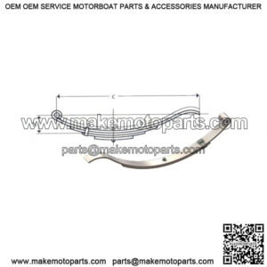 32" Slipper Leaf Spring (4 leaves / 1100 lb.)