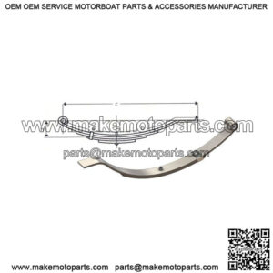 24" Flat End Slipper Leaf Spring (1 leaf / 300 lb.)