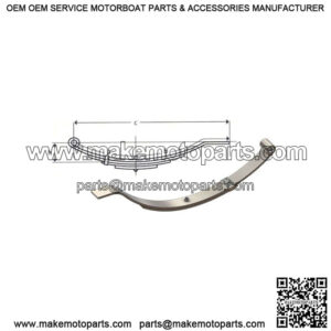24.5" Flat End Slipper Leaf Spring (3 leaves / 850 lb.)