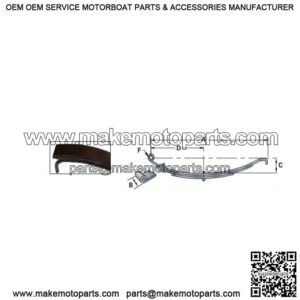 29" Hook End Slipper Trailer Leaf Spring (6 leaves)