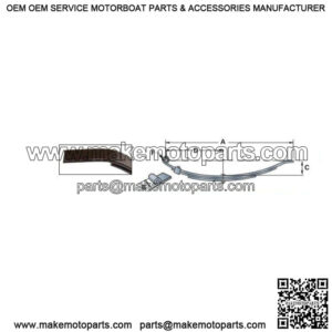 32.5" Flat End Slipper Trailer Leaf Spring (6 leaves)