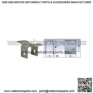 Galvanized Front Spring Hanger, Bolt On