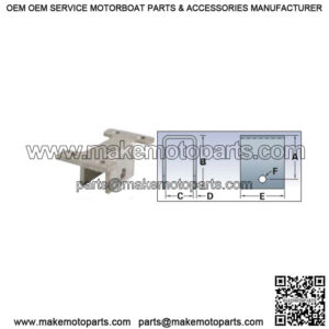 Galvanized Rear Spring Hanger, Bolt On