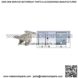 Galvanized Front/Center Spring Hanger, Bolt On