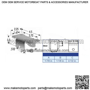 Bolt-On Leaf Spring Hanger, 1-7/8" I.D.