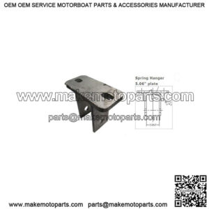 Galvanized Bolt-On Spring Hanger, 5.06" Plate