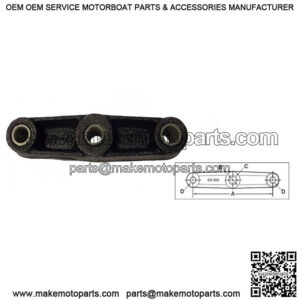 5-1/2" Straight Leaf Spring Equalizer Bar