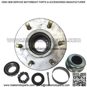 - KNOTT Galvanized Trailer Hub, 1-3/4" x 1-1/4"