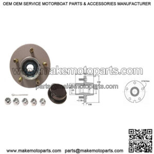 1-3/8" x 1-1/16", 5 on 4.5" Stud GalvXL VORTEX Kit